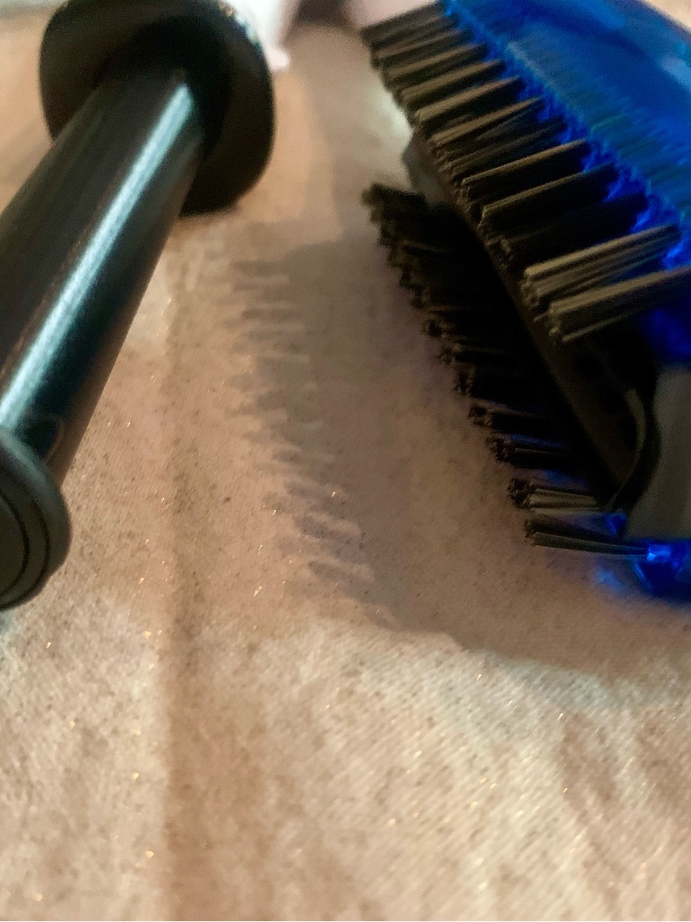 InStyler Wet to 2 Dry Rotating Curling Iron Brush 3/4" White/Blue EUC - Picture 6 of 8